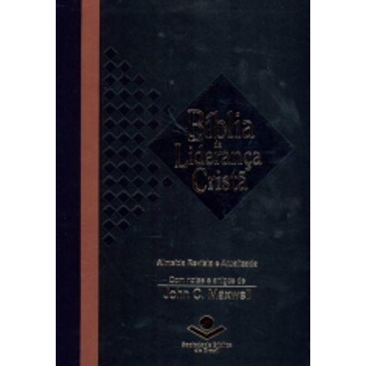 Biblia da Lideranca Crista Capa Azul Marrom e Verde - Ra085blc - Sbb