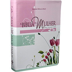 Bíblia da Mulher Leitura Devocional e Estudo - Grande - Tulipa