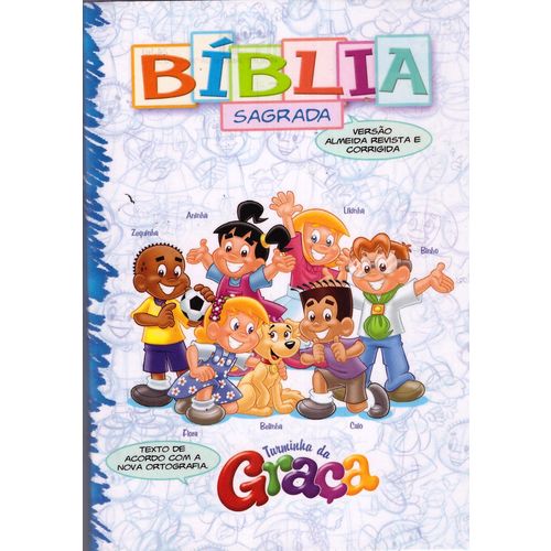 Bíblia da Turminha da Graça para Meninos (capa Cristal)