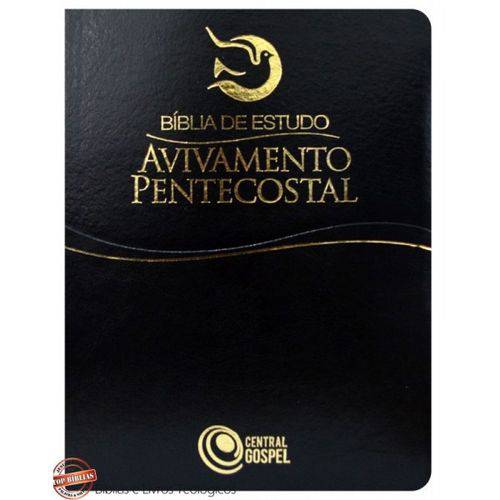Bíblia de Estudo Avivamento Pentecostal RC - Luxo Preta