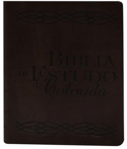 Biblia de Estudo Colorida - Capa Vinho - Bv Books
