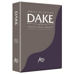 Bíblia de Estudo Dake - Capa Cinza e Azul - Lançamento 2015
