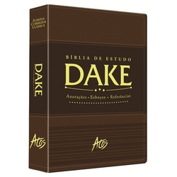 Bíblia de Estudo Dake - Capa Marrom e Marrom - Lançamento 2015