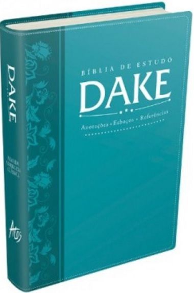 Bíblia de Estudo Dake - Turquesa - Editora Atos