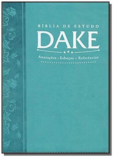 Biblia de Estudo Dake - Turquesa - Editora Atos