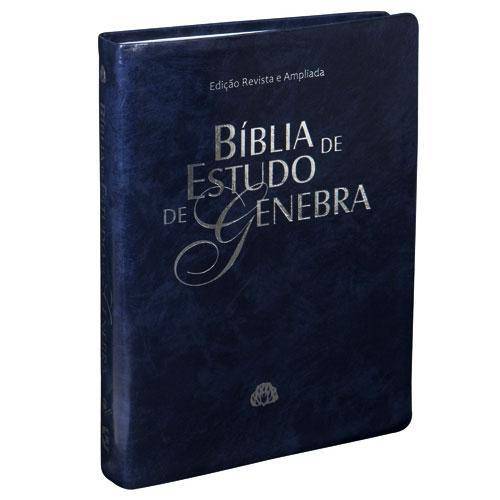 Bíblia de Estudo de Genebra - Ra - Azul