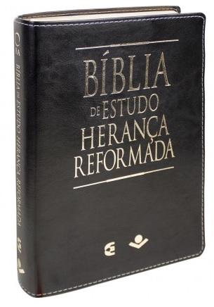 Bíblia de Estudo Herança Reformada - Preta - Sbb