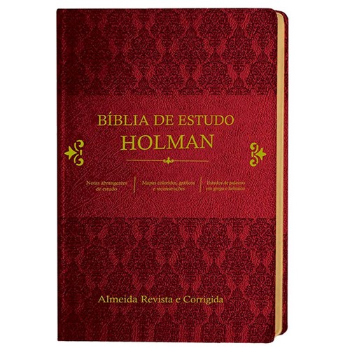 Bíblia de Estudo Holman Vinho