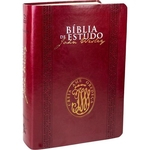Bíblia De Estudo John Wesley Vinho