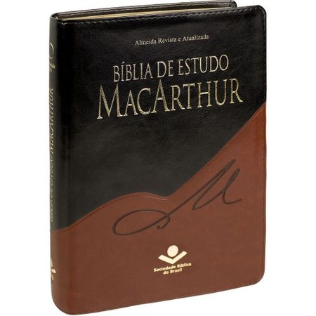 Tudo sobre 'Bíblia de Estudo MacArthur Preta e Marrom'