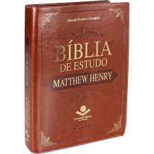 Bíblia de Estudo Matthew Henry Almeida Revista e Corrigida Marrom - Sbb