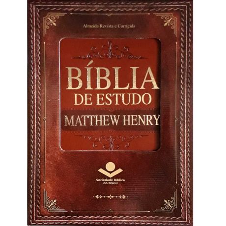 Bíblia de Estudo Matthew Henry Marrom