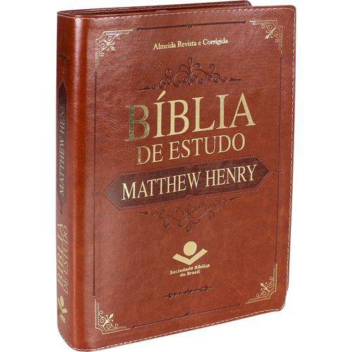 Bíblia de Estudo Matthew Henry - Marrom