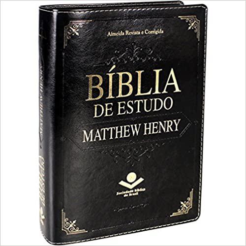Bíblia de Estudo Matthew Henry - Preta - Vendedordebiblias