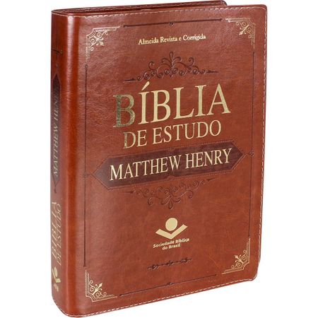Bíblia de Estudo Matthew Henry RC Marrom