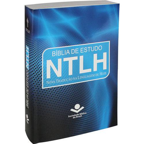Bíblia de Estudo Ntlh Brochura - Azul