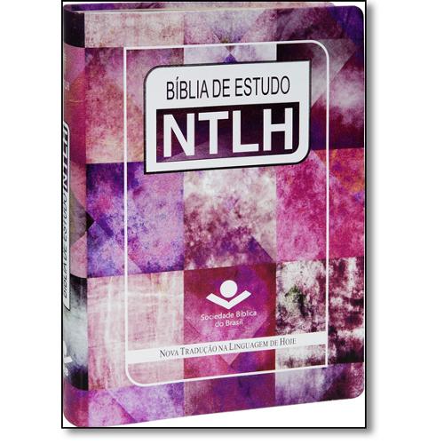 Bíblia de Estudo - Ntlh - Capa em Couro Bonded Feminina