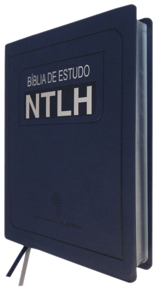 Bíblia de Estudo Ntlh Grande - Capa Luxo Azul