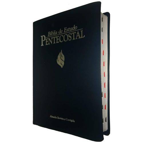 Tudo sobre 'Bíblia de Estudo Pentecostal com Índice - Grande Azul - Cpad'