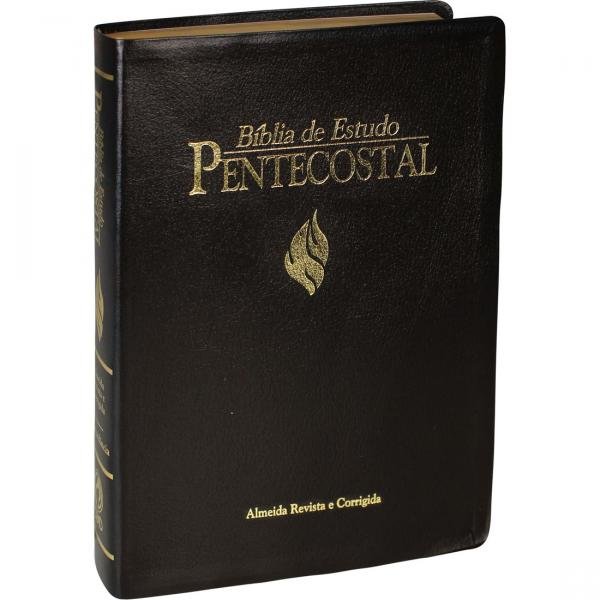 Bíblia de Estudo Pentecostal Grande - Preta - Sbb