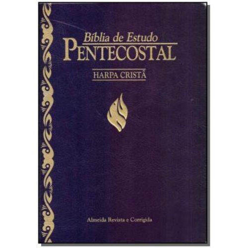 Bíblia de Estudo Pentecostal - Harpa Cristã (preta)