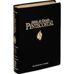 Bíblia De Estudo Pentecostal Luxo Grande Preta 17 X 23,5