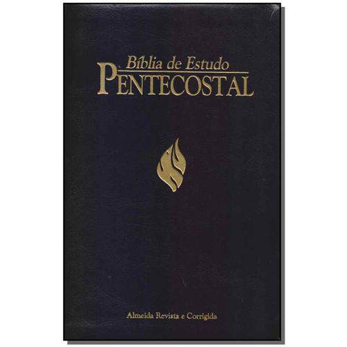 Biblia de Estudo Pentecostal - Media - Lx -(preta)