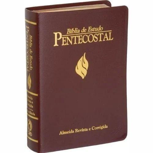 Bíblia de Estudo Pentecostal Média Vinho ARC - Sbb