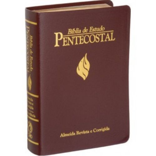 Bíblia de Estudo Pentecostal Média - Vinho