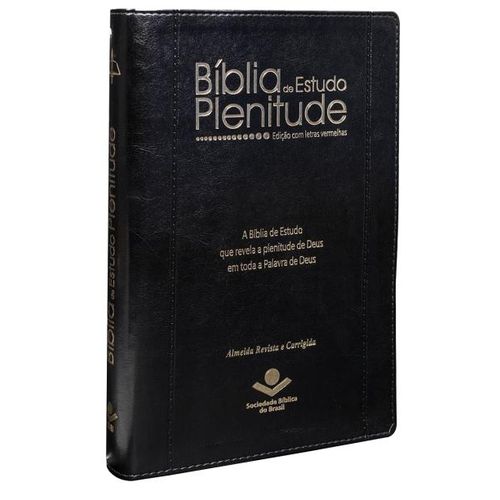 Bíblia de Estudo Plenitude - Capa Preta