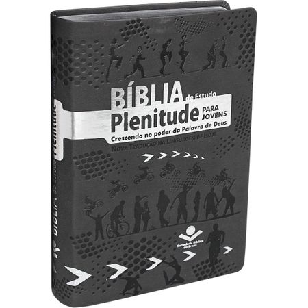 Bíblia de Estudo Plenitude para Jovens - Cinza
