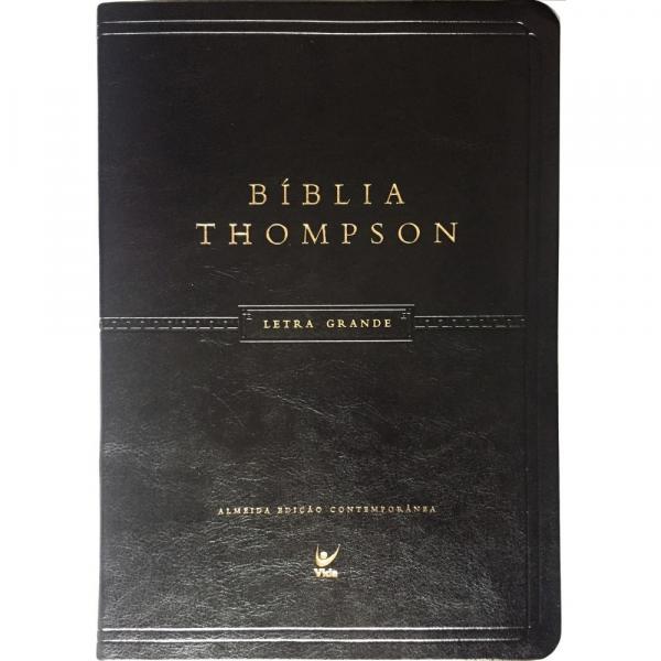 Biblia de Estudo Thompson - Letra Grande - Capa Preta - Vida - 1