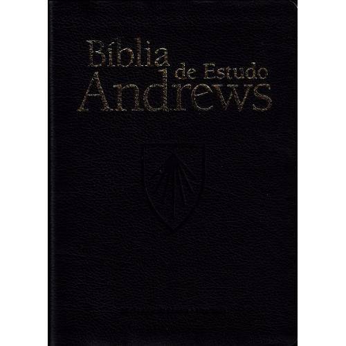 Bíblia de Estudos Andrews - Capa Couro Legitimo Cpb