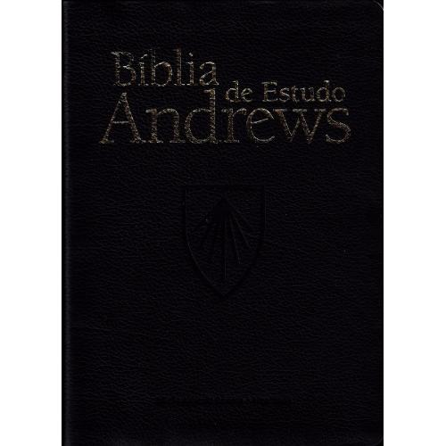 Bíblia de Estudos Andrews - Capa Couro Legitimo Cpb