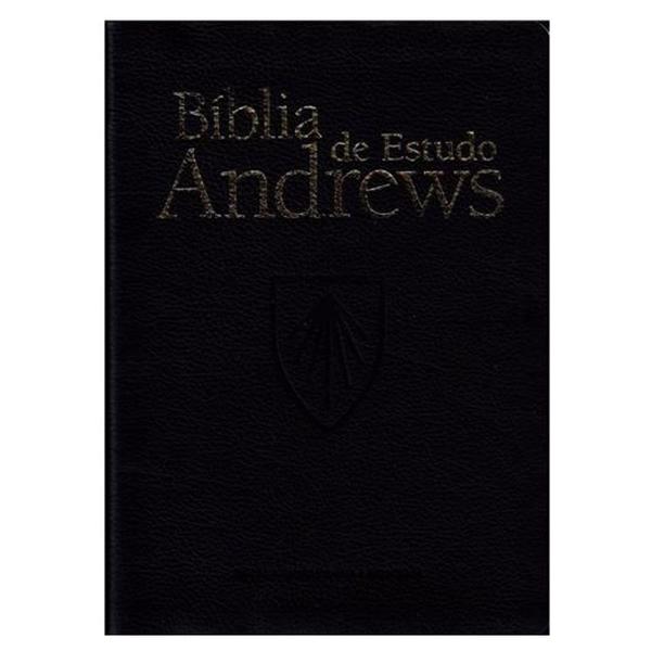 Bíblia de Estudos Andrews Capa Couro Legitimo CPB
