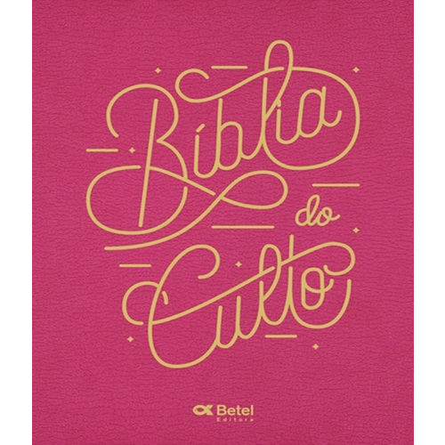 Bíblia do Culto com Harpa Cristã - Pink