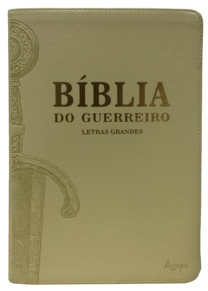 Biblia do Guerreiro Letras Grandes - Perola - Agape - 953193