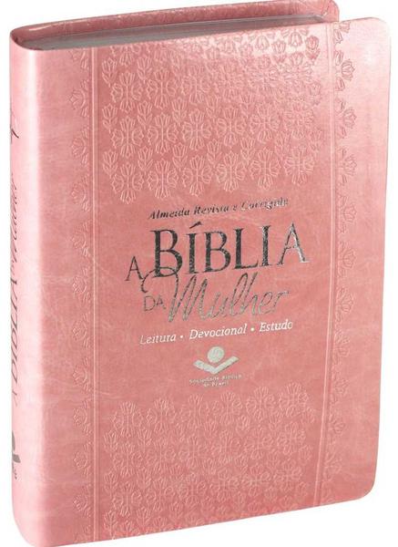 Biblia Estudo da Mulher Arc055bm Rosa Claro - Sbb