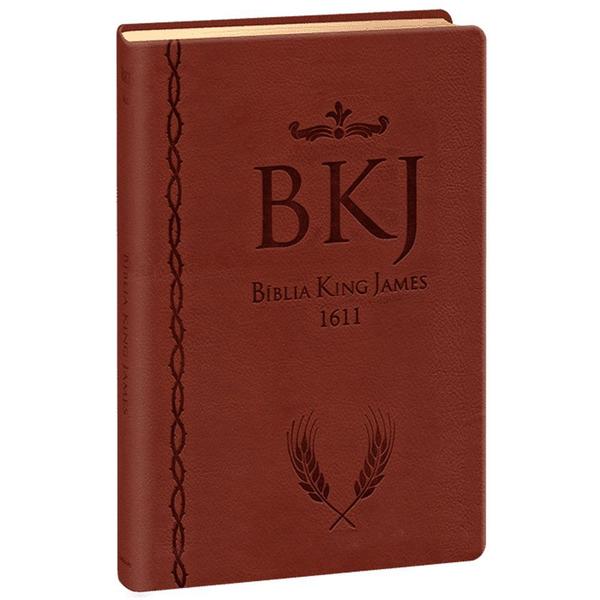 Bíblia King James 1611 Ultra Fina Gigante Marrom - Bvbooks