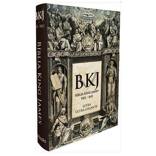 Bíblia King James Fiel 1611 | Letra Ultra Gigante | Capa Dura