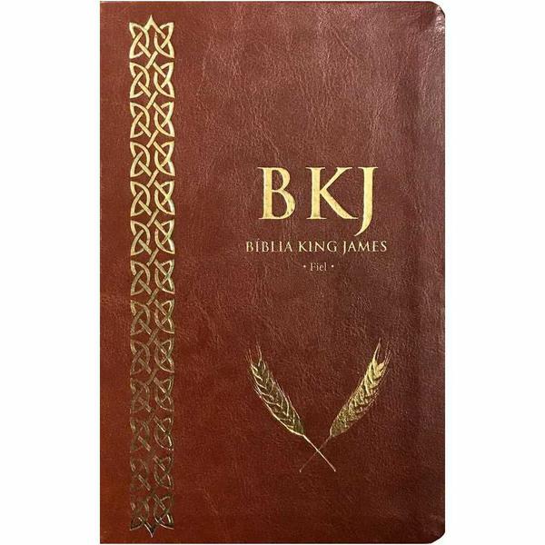 Bíblia King James Fiel 1611 Luxo Marrom - Bv Books