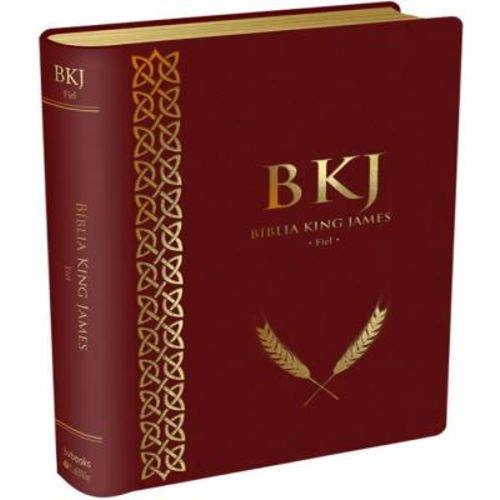 Biblia King James Fiel - Capa Vinho