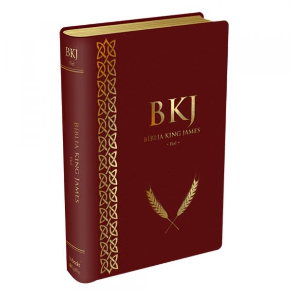 Bíblia King James Fiel - Vinho - Bvbooks