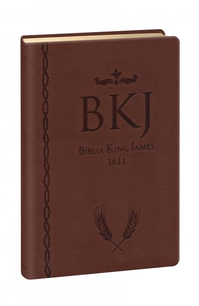 Bíblia King James Ultrafina Gigante - Marrom - Bv Books