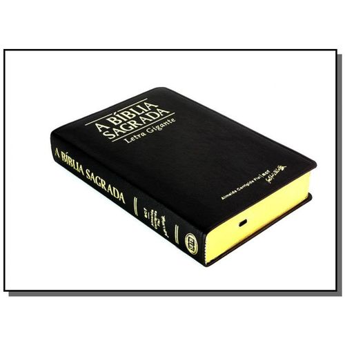 Bíblia Letra Gigante Luxo Preta (código 3120)