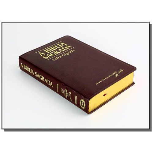 Bíblia Letra Gigante Luxo Vinho (código 3123)