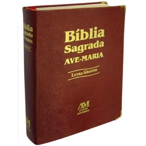 Bíblia Letra Grande - Marrom 79053 - 24x17.5x5 79053