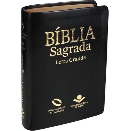 Bíblia Letra Grande Nova Almeida Atualizada Preta