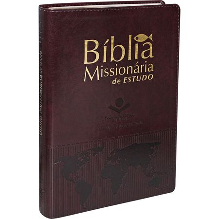 Bíblia Missionária de Estudo Vinho