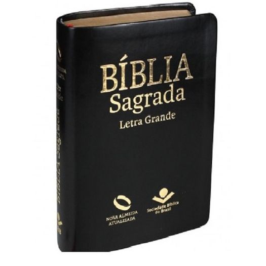 Tudo sobre 'Biblia Nova Almeida Atualizada Letra Grande - Capa Preta -Sbb'